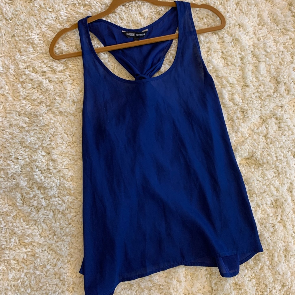 Express Blue top.